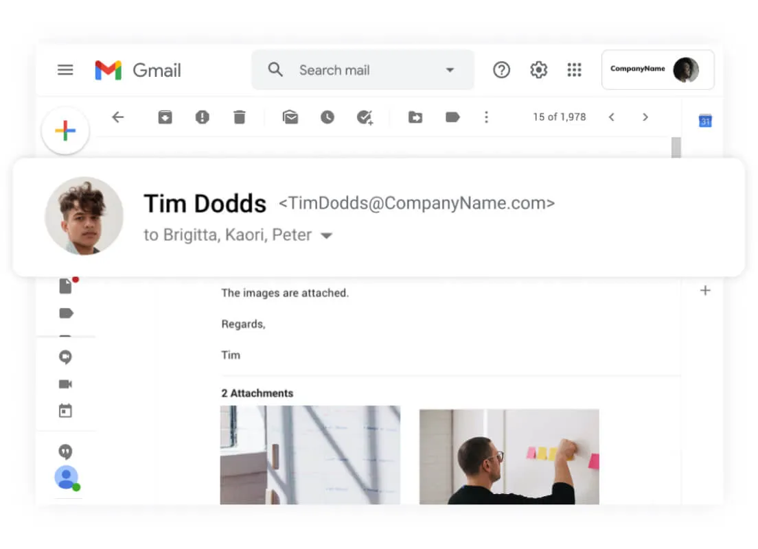 Kies Gmail voor uw bedrijf